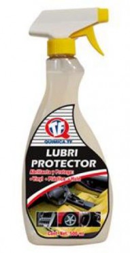 Protector y abrillantador de piel, vinyl, plástico. LUBRI PROTECTOR 500 ML