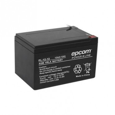 Batería con Tecnología AGM/VRLA, 12 Vcd, 12Ah