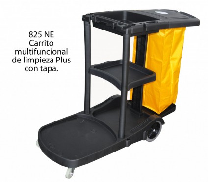 CARRITO DE LIMPIEZA NEGRO, SABLON