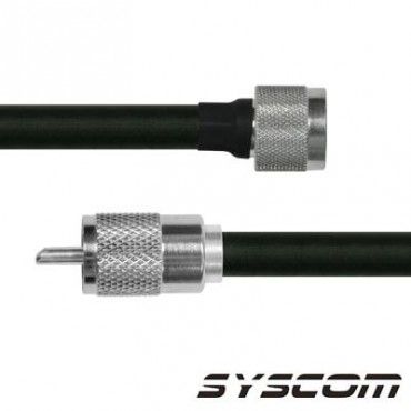 Cable RG214, con conectores N Macho / UHF (PL-259) Macho