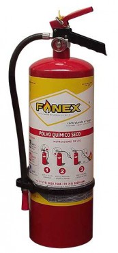 EXTINTOR INDUSTRIAL FANEX P.Q.S. ABC 6KG, FANEX
