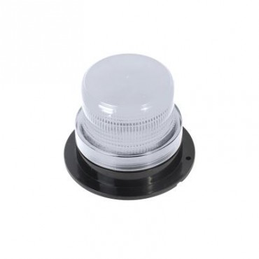 Burbuja brillante con 8 LEDs, color claro, domo claro