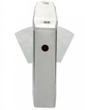 Torniquete de solapa central de acero inoxidable