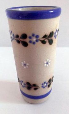 Vaso Tequilero Largo de cerámica de alta temperatura