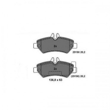 BALATA FRENO DE DISCO WAGNER VOLKSWAGEN CRAFTER