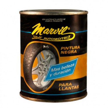 PINTURA NEGRA PARA LLANTAS /500ML