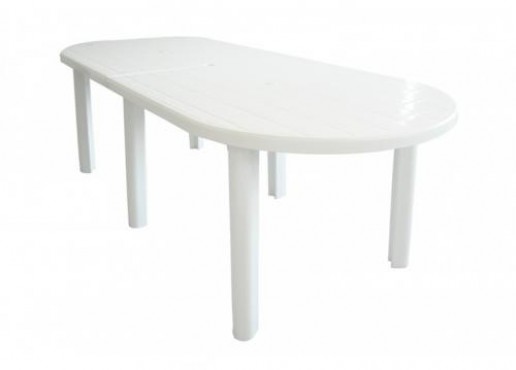 Mesa De Plastico OvAlada,Buffet Grande, EUROPLAST