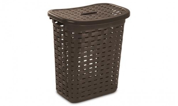 CESTO DE LAVANDERÍA DE TEJIDO