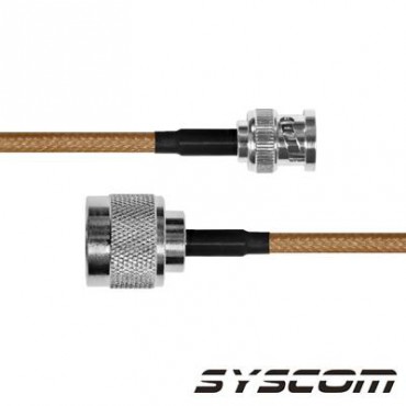Cable RG142, con conectores BNC MACHO/N MACHO