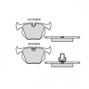 BALATA FRENO DE DISCO RAYBESTOS PROFESSIONAL GRADE TRASERA PARA BMW 330CI