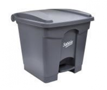 BOTE DE BASURA CON PEDAL, SABLON