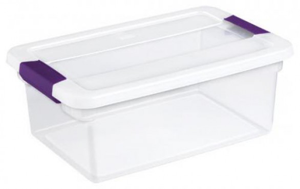 CAJA CON PESTILLO PARA ALMACENAMIENTO TRANSPARENTE, STERILITE
