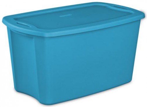 CAJA TOTE 30 GAL/114 L, CAJA DE PLASTICO, STERILITE