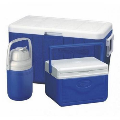 COMBO TERMO, HIELERAS AZUL 48QT, COLEMAN