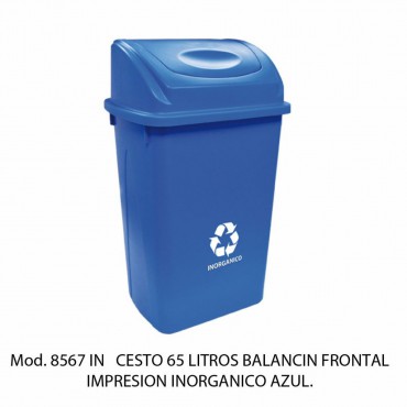 CESTO 65L BALANCIN FRONTAL C/ IMPRESIÓN, SABLÓN