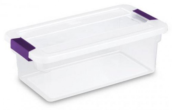 CAJA PARA ALMACENAR TRANSPARENTE DE PLASTICO, STERILITE