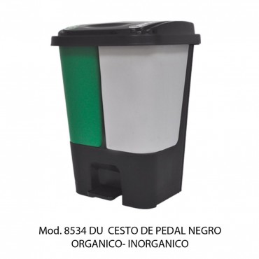 BOTE DE BASURA CON PEDAL, SABLON