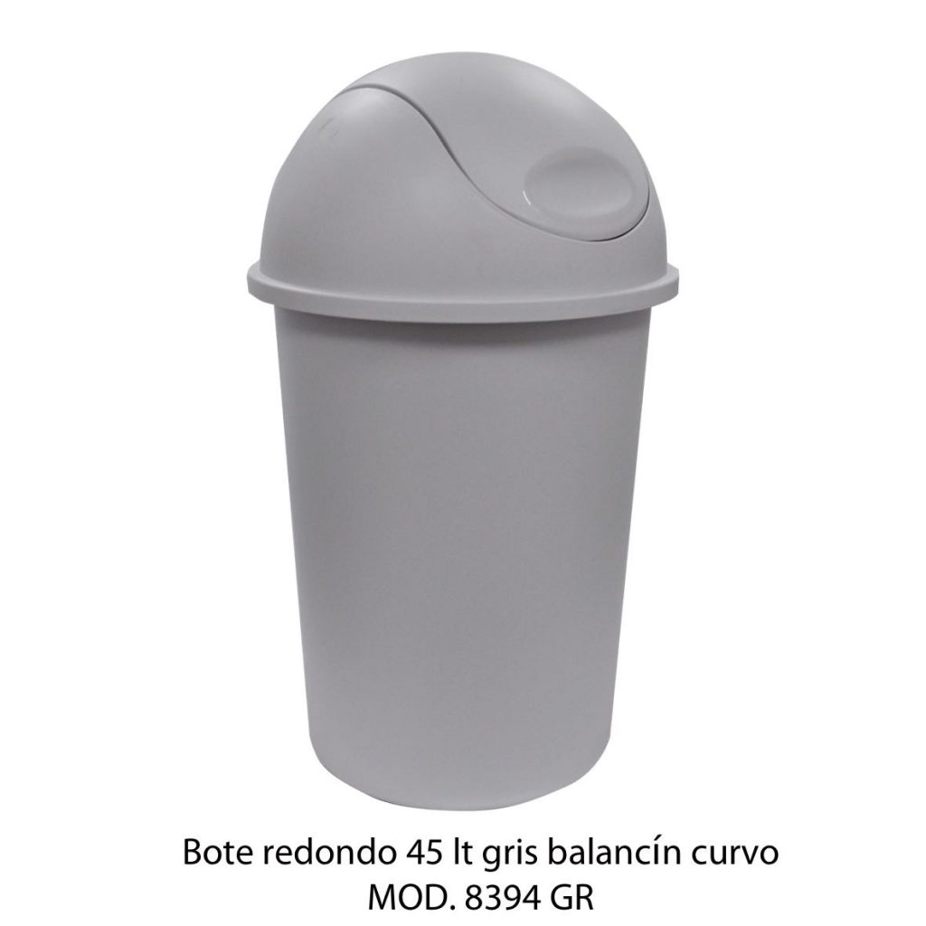 CESTO 45 LTS  REDONDO TAPA BALANCIN CURVO, SABLÓN