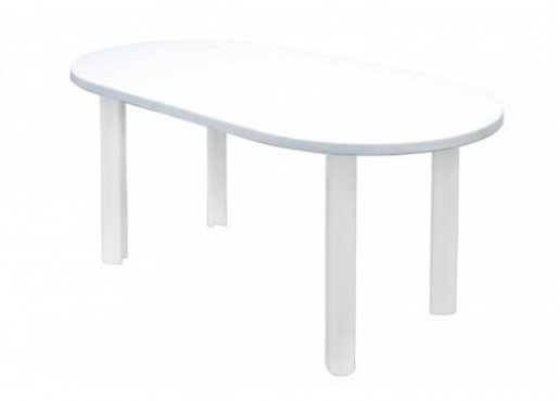 Mesa De Plastico Ovalada, Buffet Chica, EUROPLAST