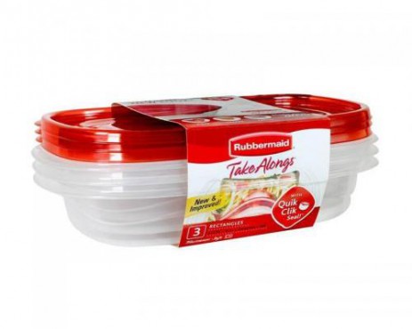 Juego de herméticos con tapa Rubbermaid