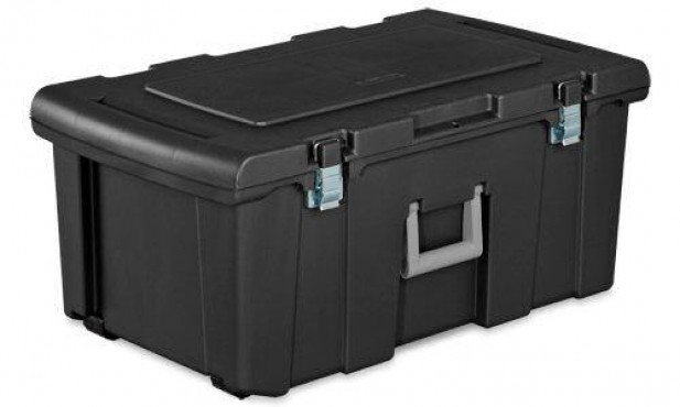 FOOTLOCKER RODANTE BAUL NEGRO, STERILITE