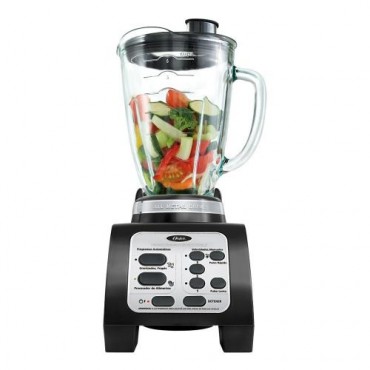 Licuadora Reversible Negra 3V+Pulso, Vidrio