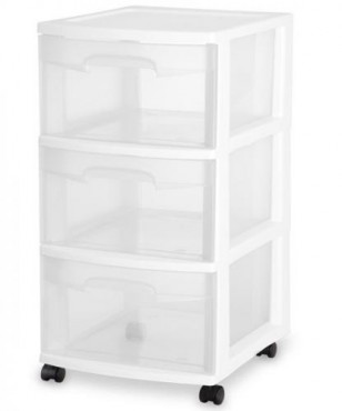 CAJONERA 3 CAJONES MEDIANA DE PLÁSTICO, STERILITE