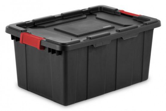 CAJA TOTE INDUSTRIAL 15 GAL/57 L, CAJA DE PLASTICO STERILITE