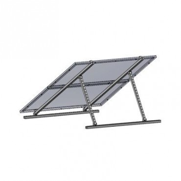 Montaje universal para 2 Módulos Fotovoltáicos de 250W para techos