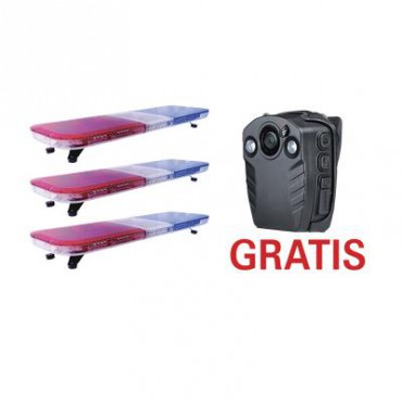GRATIS!! 1 BODYCAM en la compra del paquete de 3 barras de luces de 46