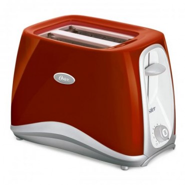 Tostador Plastico 2 Rebanadas Rojo