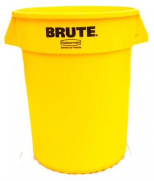 Botes BRUTE para basura de 208 L, Contenedores de basura BRUTE