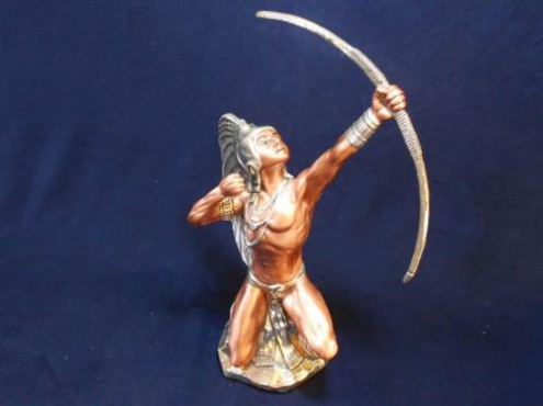 CABALLERO JAGUAR CON LANZA ARTESANÍAS DE PLATA