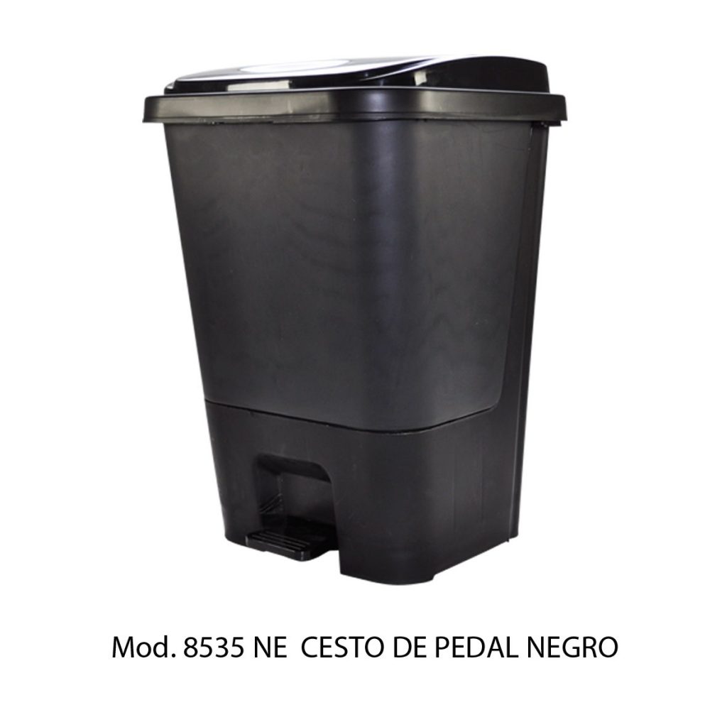 CESTO DE BASURA CON PEDAL, SABLON