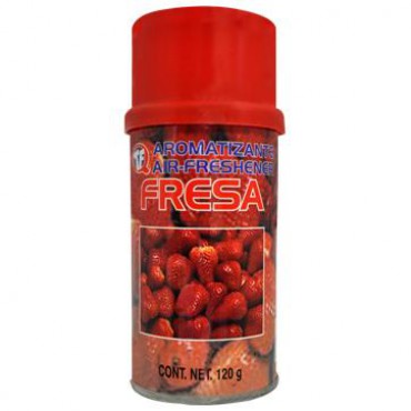 AROMANTIZANTE PARA AUTO OLOR FRESA 120GR, QUIMICA TF