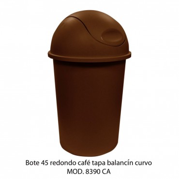 CESTO 45 LTS  REDONDO TAPA BALANCIN CURVO, SABLÓN