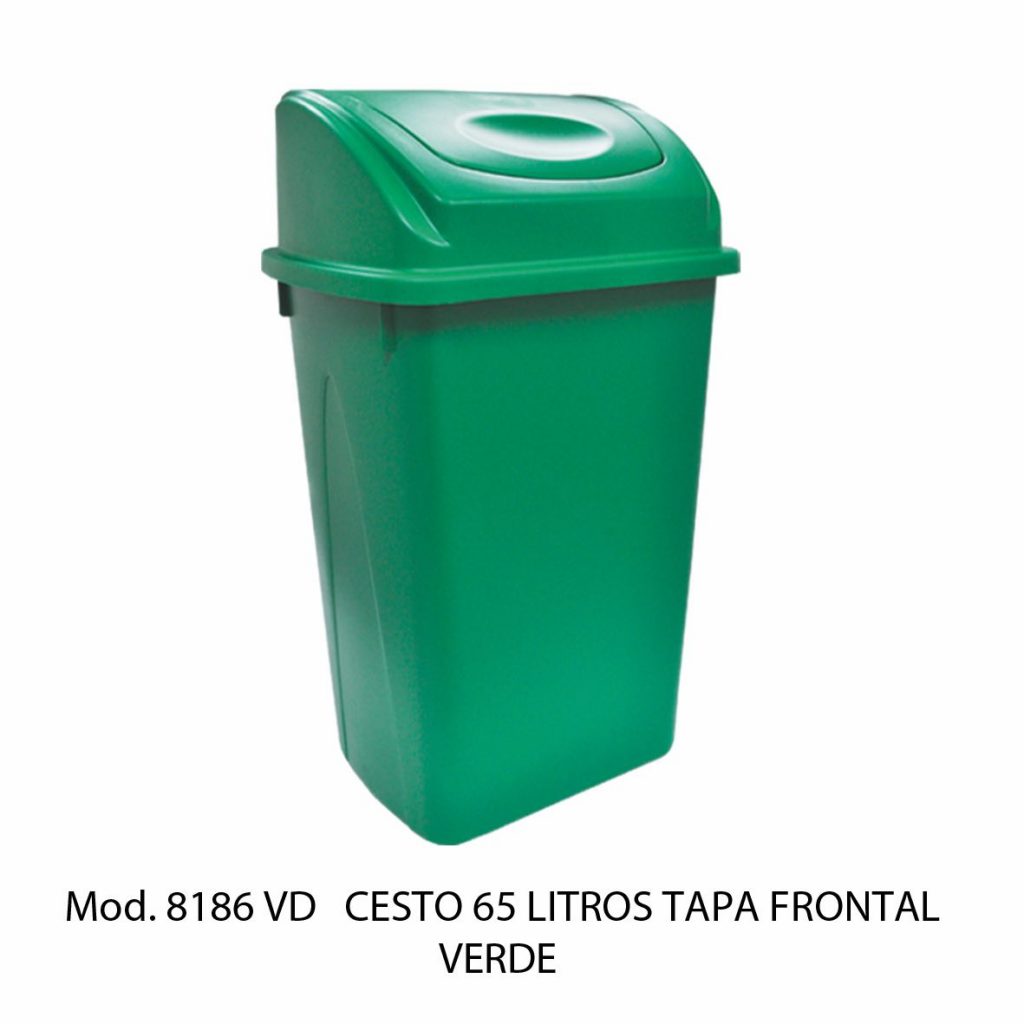 BOTE DE BASURA BALANCIN FRONTAL 65 LTS