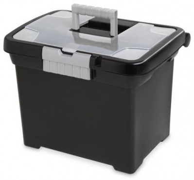 CAJA PARA ARCHIVERO PORTABLE DE PLÁSTICO, STERILITE
