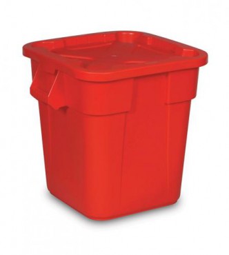 Combo caja incluye contenedor cuadrado BRUTE y tapa Snap-Lock